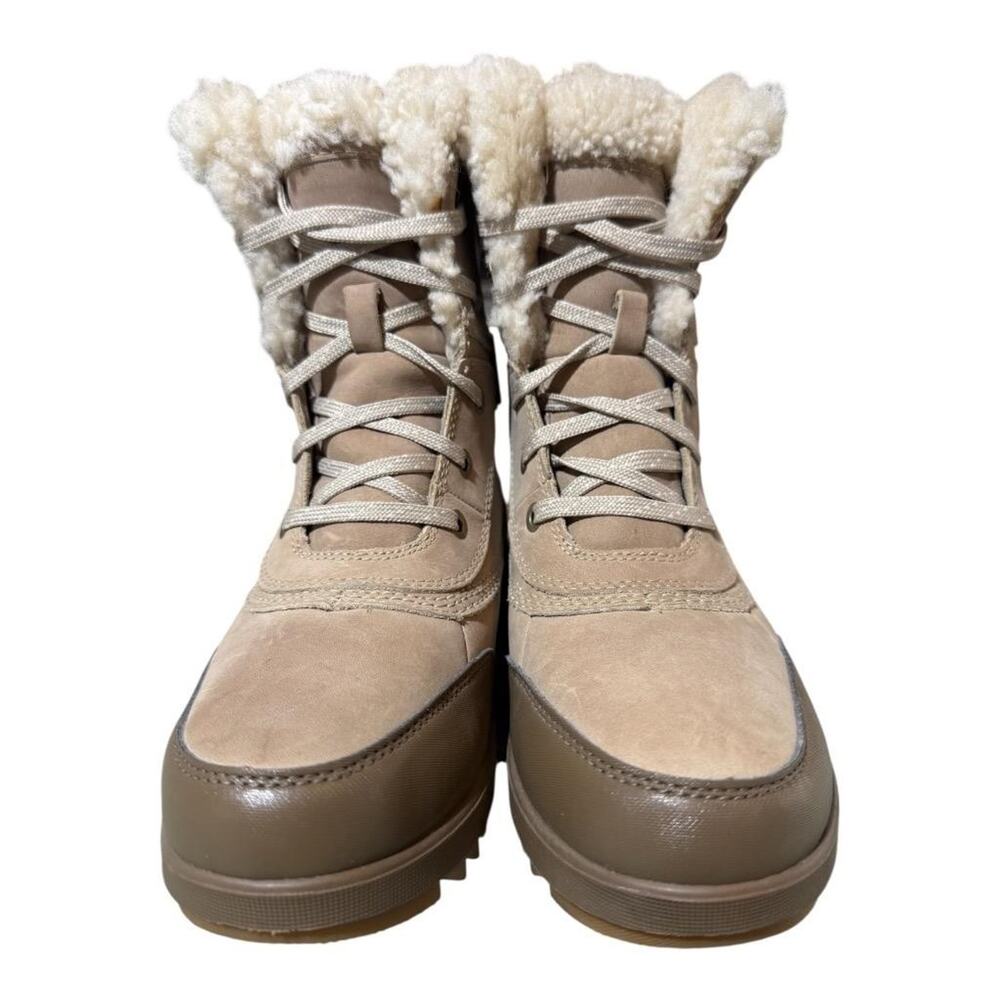 Sorel Women's Beige Tan Shearling Lined Winter Boots - Picture 2 of 8